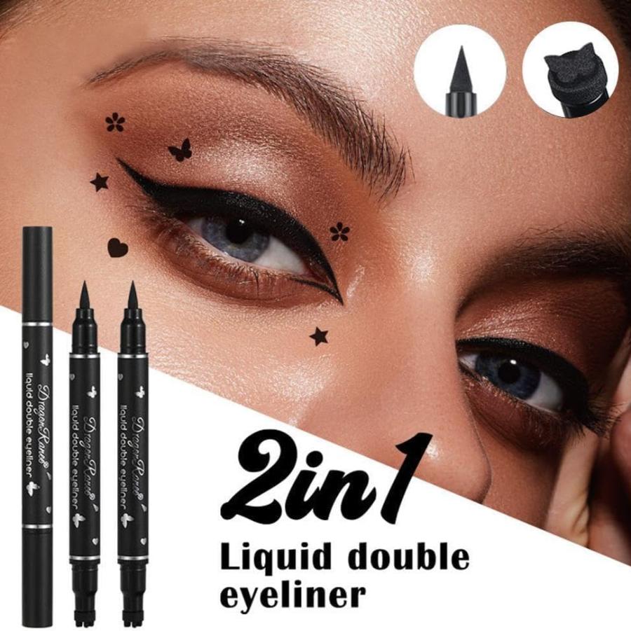 Double-Ended Eyeliner Pen Triangle Stamp